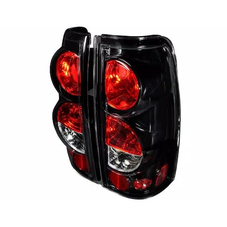 Winjet Altezza Tail Lights - Gloss Black/ Clear CTWJ-0004-GBC